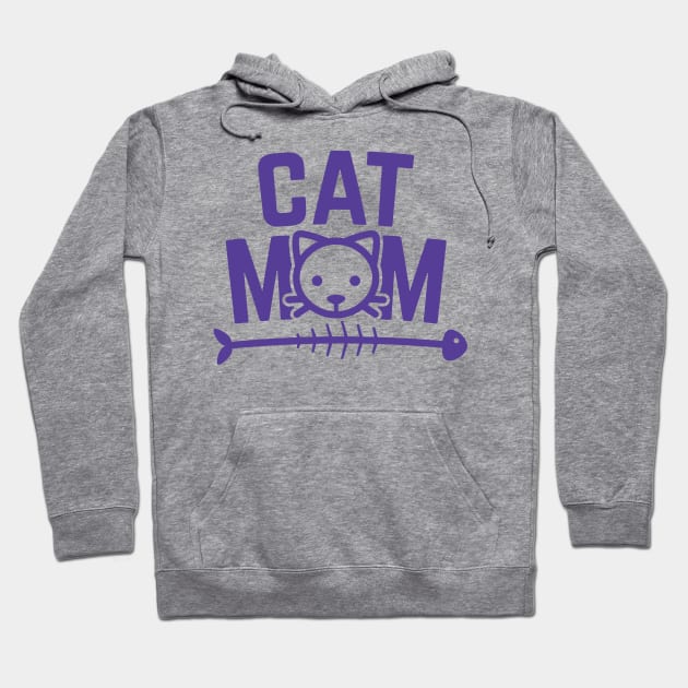 Cat Mom Hoodie by Ombre Dreams